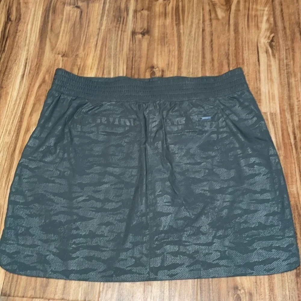 Orvis women’s skort large 12 14 skirt shorts green grey pattern quick dry travel - Picture 5 of 9